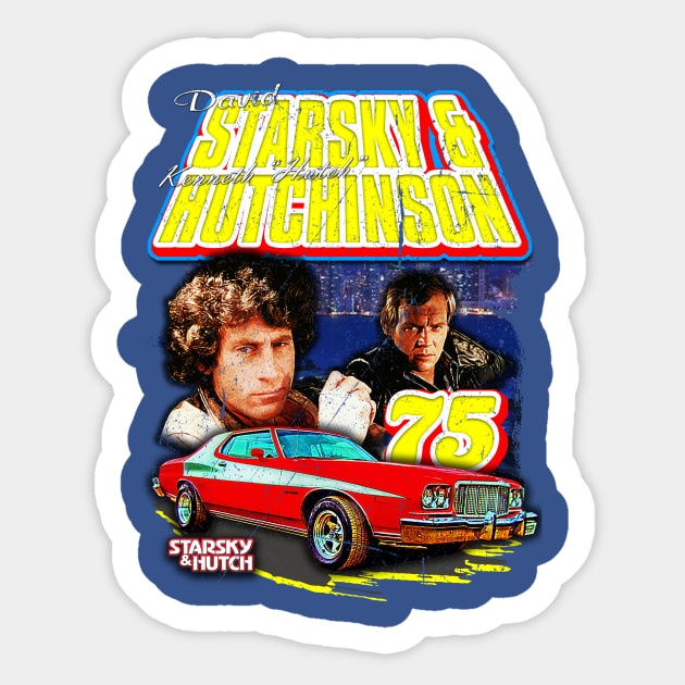 Starsky & Hutch Sticker by BigOrangeShirtShop